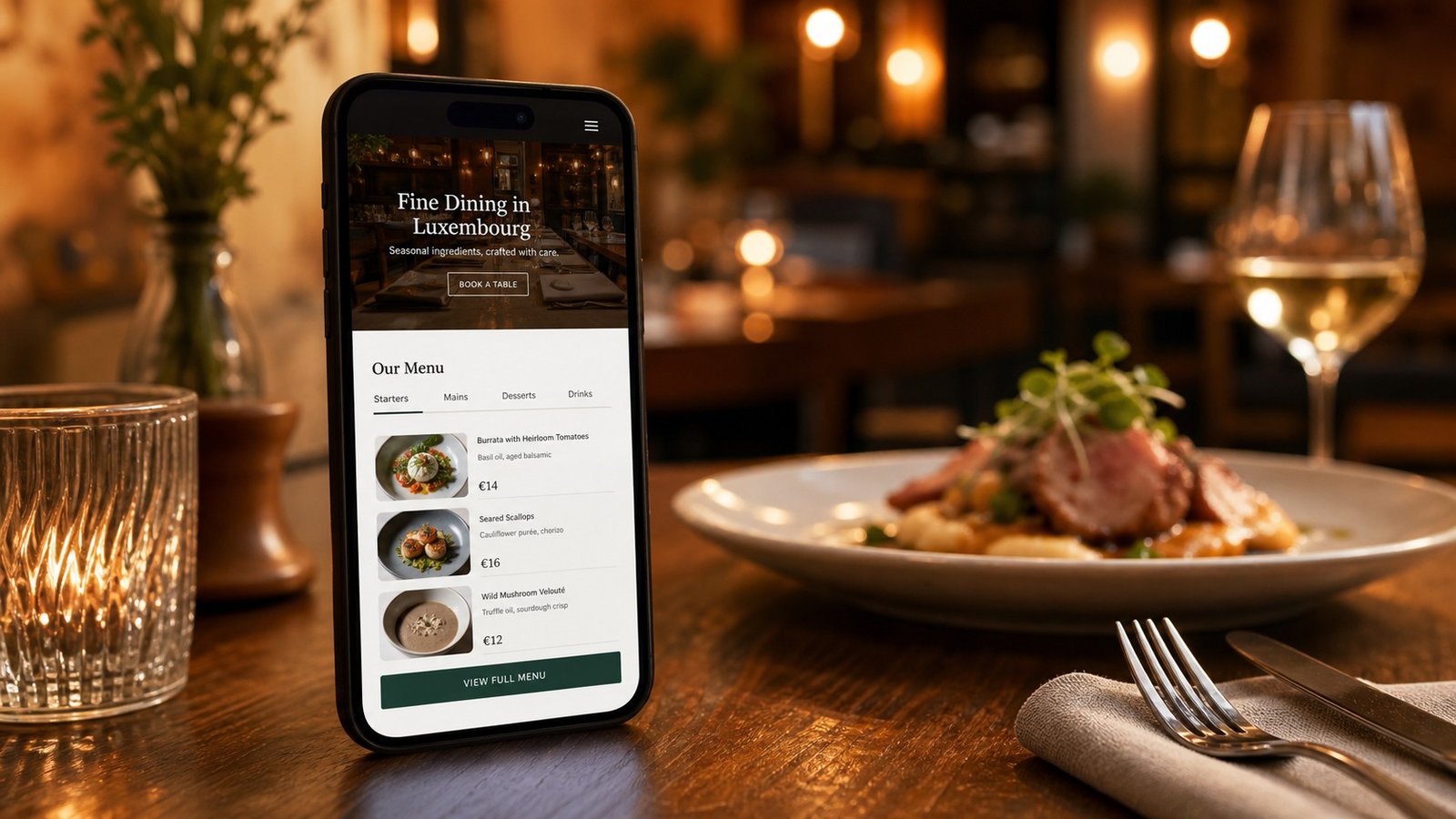 Does your Luxembourg restaurant need a website? (Yes — here is why)