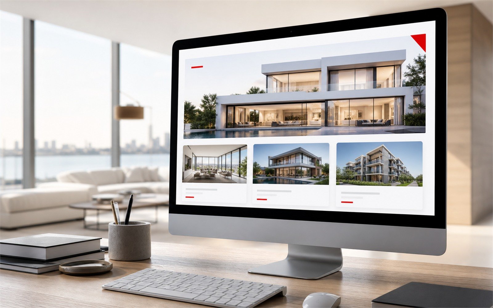 Real estate agency website ranking on Google in Luxembourg